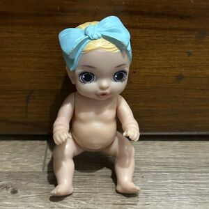 Mini Baby Born Surprise Zapf Creations Doll Figure Nude Moveable 4.5" Head Bow